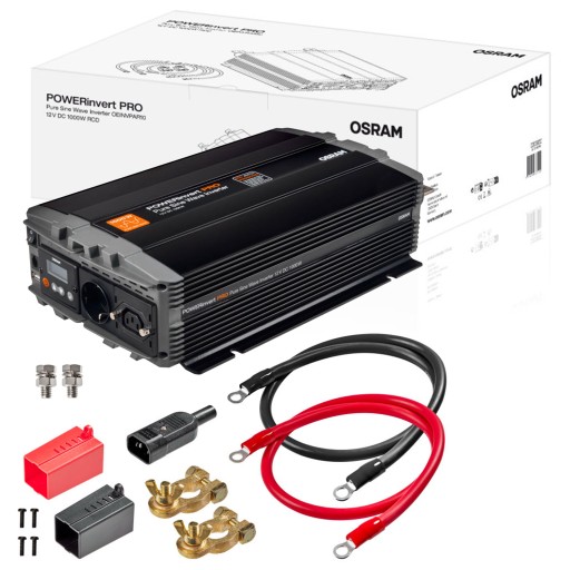 Хвильовий інвертор OSRAM з чистою синусоїдою, потужність 1000 Вт