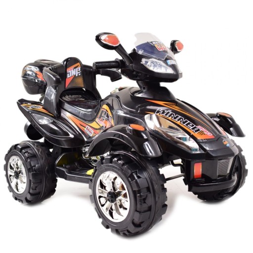 Педальний квадроцикл Super-toys чорний