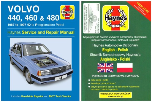 Volvo 440 460 480 (1987-1997) керівництво Haynes