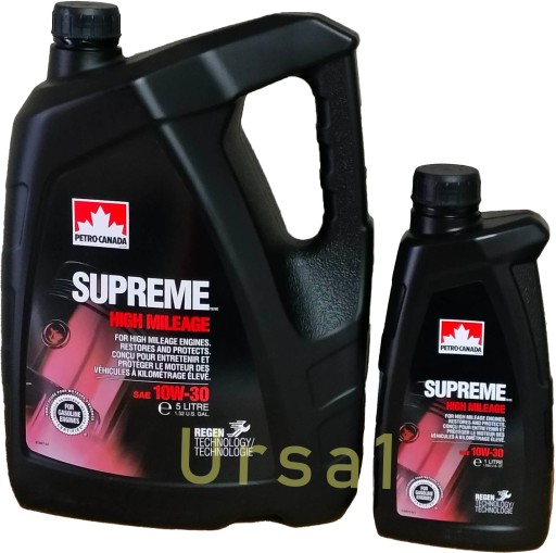 Масло Petro-Canada SUPREME с большим пробегом 10W30 6л