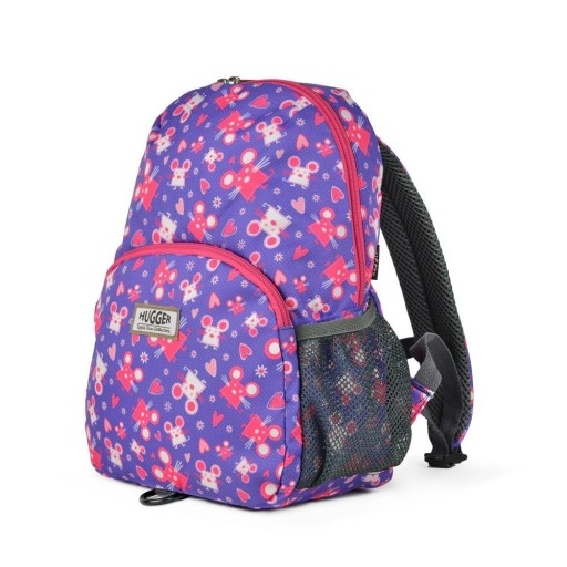 Багатокамерний рюкзак для дитячого садка Hugger Boys, Girls Shades of purple, Shades of pink, Multicolored