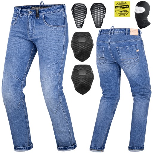 МОТОЦИКЛОВЫЕ БРЮКИ | ШИМА ДЕВОН | МУЖСКИЕ ДЖИНСЫ + ЗАЩИТНИКИ + БЕСПЛАТНО