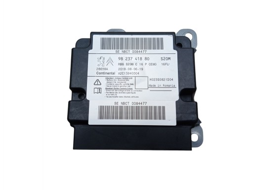 SENSOR Module Airbag CITROEN C5 AIRCROSS GRANDLAND X PARTNER IV 9823741880