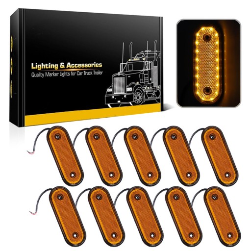 Hqg50208B@10 - 10X габаритный фонарь светодиодный габаритный фонарь для грузовиков 24V