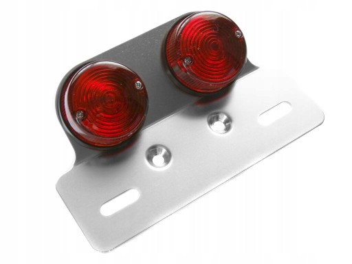 LA-341 - ЗАДНІЙ ЛІХТАР УНІВЕРСАЛЬНИЙ ЧЕРВОНИЙ 2 ЛАМПИ КРОНШТЕЙН