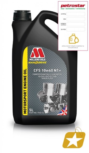 MILLERS NANODRIVE CFS NT PLUS 10W60 5л