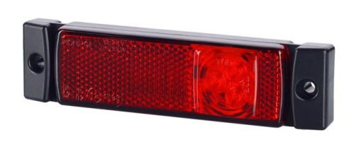 0129 - 12/24V красный светодиодный габаритный фонарь