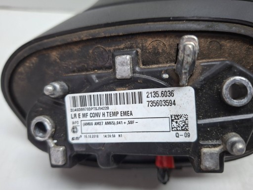 mirror exterior right 735603594 FIAT 500X 8 PIN 2014