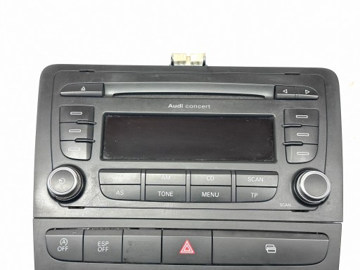 AUDI A3 S3 8P LIFT Konsole RADIO Korb 2DIN STACJA MULTIMEDIALNA 8P0035186S
