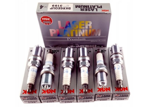 BKR6EQUP - 6x лазерных платиновых свечей зажигания ngk 3199 bmw, комплект