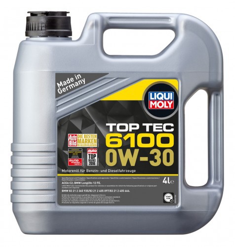 LIQUI MOLY OIL 0W30 TOP TEC 6100 4л
