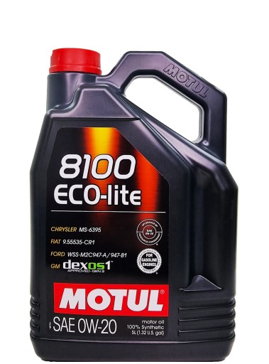 MOTUL OIL 0W20 5L 8100 ECO-LITE SN / GF