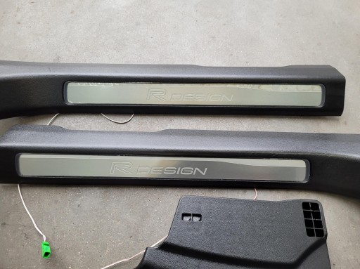moulding cap threshold LED KOMPLET R-design 31377619 31377618 VOLVO S90 II