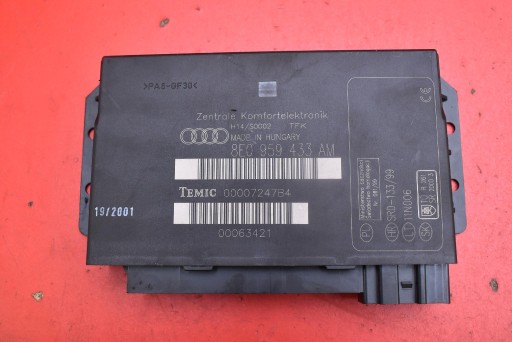 Unité commande confort 8E0959433AM AUDI A4 B6 2.0 20V 130 KM Berline 00-05