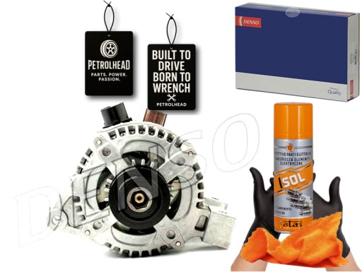 DENDAN1059#ECS-PCP+K - Генератор (14в 150а) volvo c70 ii s40 ii v50 ford #petrolhead pro+ kit4