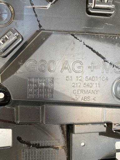 BMW 5 G60 M PAKIET 23- support holder of a bumper rear part right 5A011C4