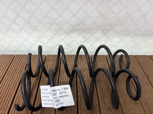 MAZDA 3 BM 13-17 sedan springs rear. springing rear part 2 pieces KOMPLET OE