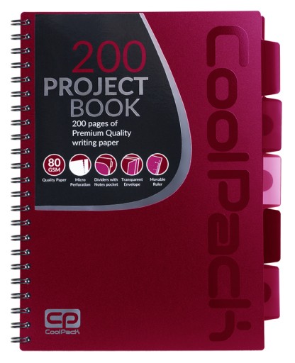 Блокнот картатий А4 CoolPack 200 арк