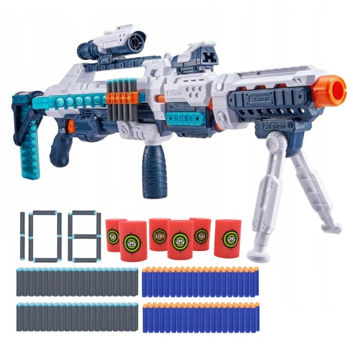 X-Shot білий 1000 комбінацій + аксесуари