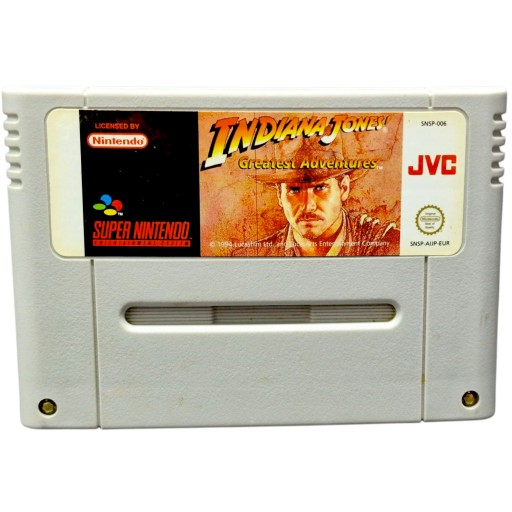 Indiana Jones: Greatest Adventures Nintendo SNES pudełkowa • Cena