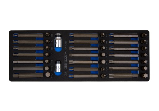 НАБІР БІТІВ KING TONY 44 ШТ. TORX HEX SPLINE
