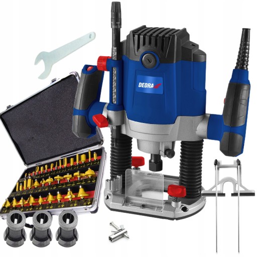 МАРШРУТНО-ФРЕЗЕРНЫЙ СТАНОК DEDRA 1600Вт +35 фрез