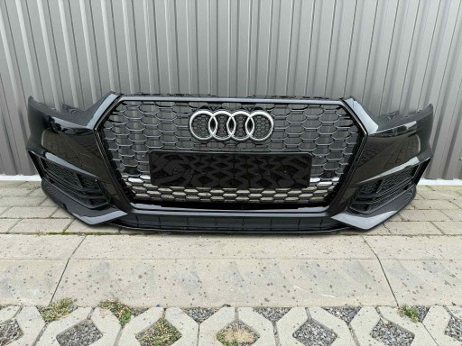 15-19r. - Audi a4 b9 8w s-line передній бампер в комплекті ly9t 15-19 років. гарна