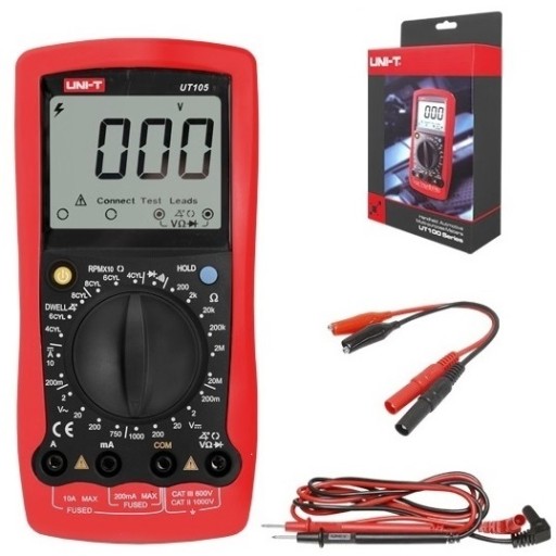 Автомобильный измеритель UNI-T UT105 RPM диагностика