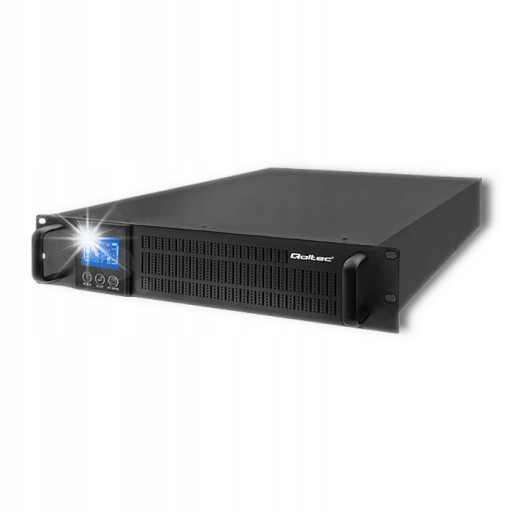 Стойка источника бесперебойного питания ups qoltec 2000va 1600w стойка 48в 7ah 230в full sinu