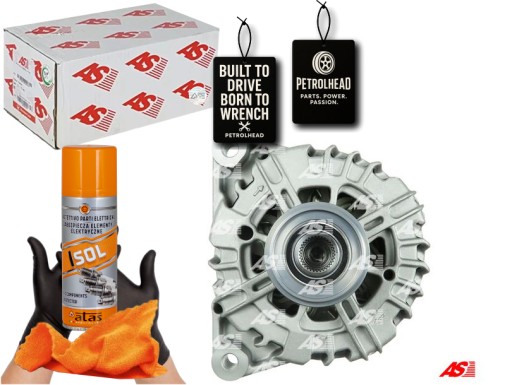 ASPA3318#ECS-PCP+K - Генератор переменного тока 12 в ford mondeo 2.0 tdci 2010- as-pl #petrolhead pro+ kit4