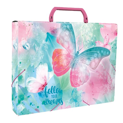 ПОРТФЕЛ ПВХ ЩІЛЬНИЙ З РУЧКОЮ СЛІДУЙТЕ СВОЇМ МРІЯМ