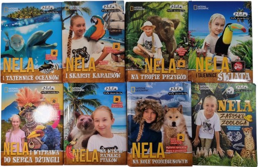 Zdjęcie egzemplarza: Nela Mała Reporterka / zestaw 8 książek dla dzieci i młodzieży