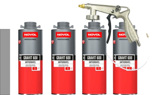 NOVOL Gravit 600 ягня для кузова автомобіля сірий 4л