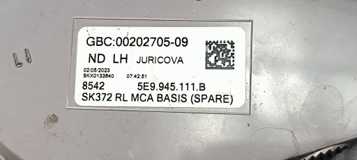 light right rear part 5E9945111B SKODA OCTAVIA III KOMBI