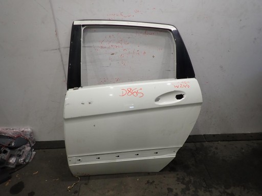 door rear part rear. left MERCEDES B-KLASA W245 2004-2011