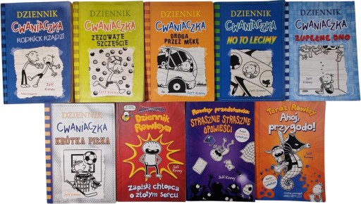 Zdjęcie egzemplarza: Dziennik Cwaniaczka / zestaw 9 książek / Jeff Kinney