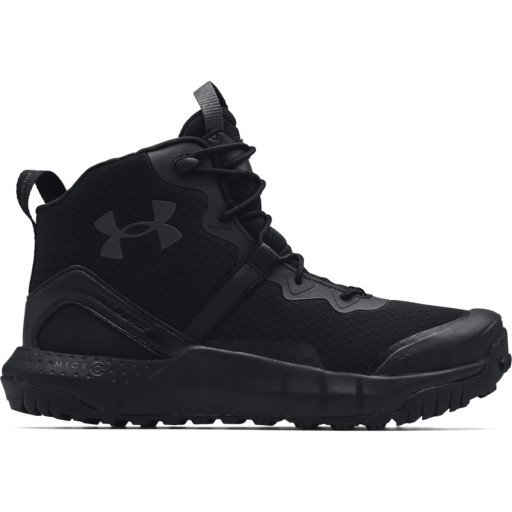 Чоловічі тактичні черевики Under Armour UA Micro G Valsetz Zip Mid 44.5 чорні