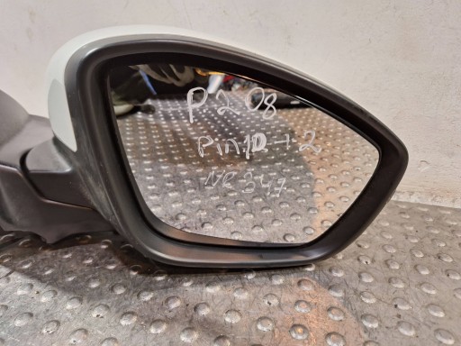 mirror exterior right 12 PIN 98271325XT PEUGEOT 2008 II 19