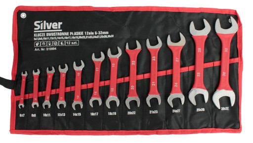 КЛЮЧІ ГАЙКОВІ 6-32мм 12 шт