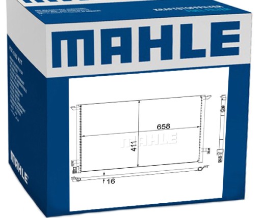 295 000S - РАДИАТОР КОНДИЦИОНЕРА OPEL VECTRA C 2.0 DTI 2.2