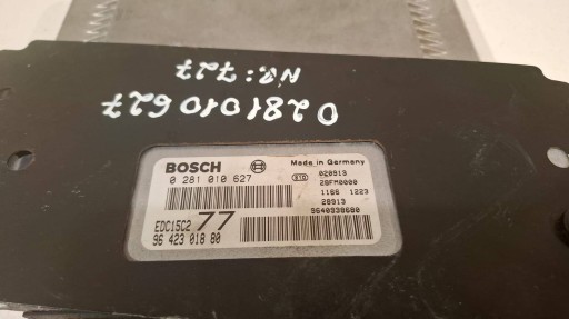 control unit of the engine computer 0281010627 Peugeot 406 2.0 HDI