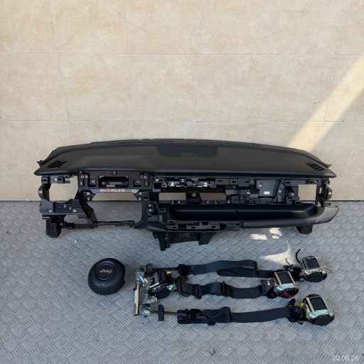 CRUSCOTTO KIT COMPLETE airbag completa airbag consolle CINTURA SICUREZZA ANTERIORI CRUSCOTTO COMPLETO JEEP AVENGER 2023 ROK