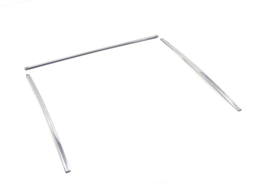 DOT4314 - AUDI 80 B2 декоративные молдинги двери левый задний хром