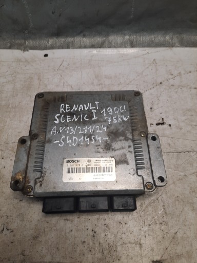 control unit of the engine RENAULT SCENIC 1.9 DCI 0281010819