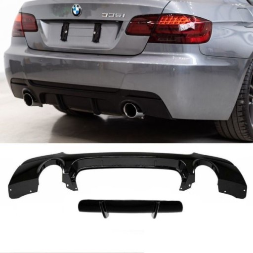 BM901258SL - Диффузор BMW E92 335i PERFORMANCE GLOSSY BLACK