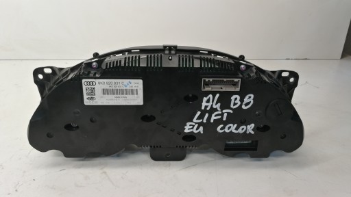 dials dials AUDI A4 B8 LIFT 2.0 TDI 8K0920931C