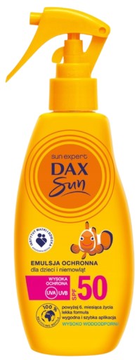 Сонцезахисна емульсія Dax Sun 50 SPF 200 мл 150 г