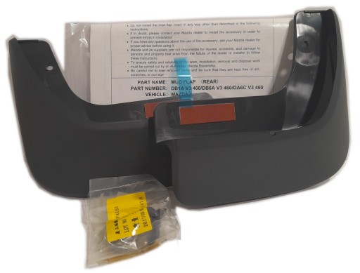 Бризковики задні чорні Mazda2 DJ1