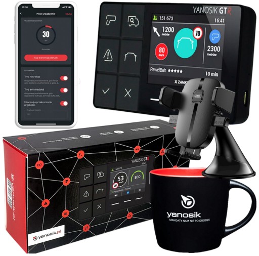 АНТИРАДАРНЫЙ ПОМОЩНИК ВОДИТЕЛЯ YANOSIK GTR 12 МЕСЯЦЕВ Акселерометр + ЭЛЕКТРОННЫЙ СТОИМОСТЬ