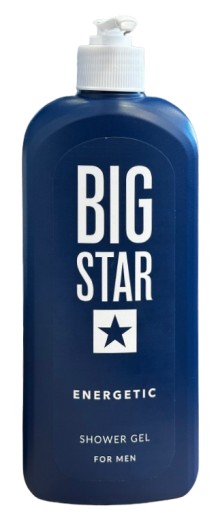 Sprchový gél 500 ml pre mužov BIG STAR ENERGETIC